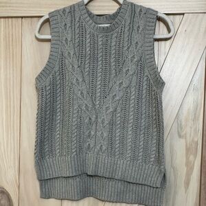 Rachel Zoe Gray Sweater Vest Small